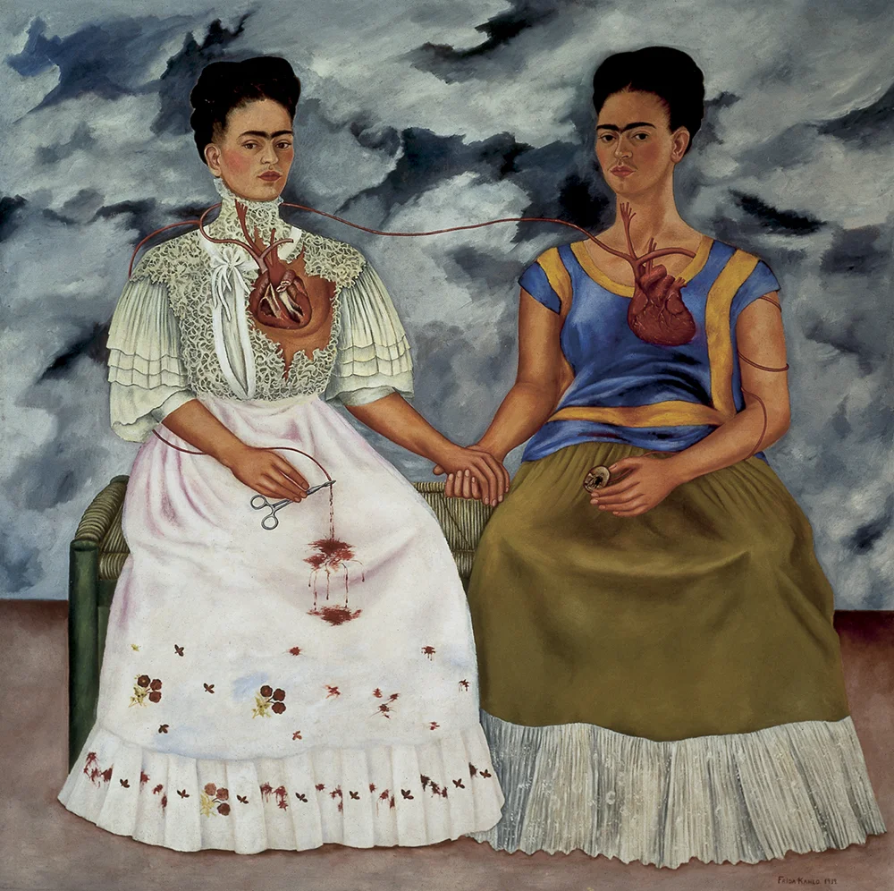 Imagen del acervo del Museo de Arte Moderno, Frida Kahlo, Las Dos Fridas.